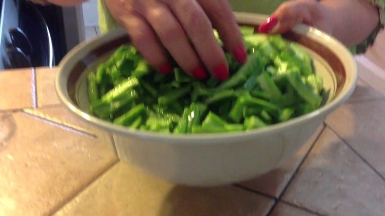 How To Peel And Cook Fresh Nopales.cactus