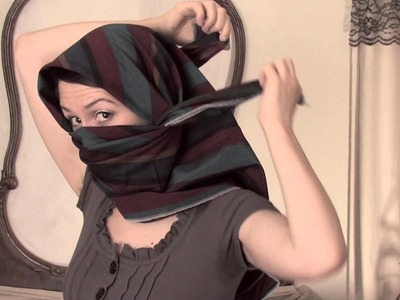 How to Tie a Shemagh Scarf : Scarves