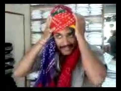 How to wear Rajasthani Safa ( Turban ) Jodhpur INDIA Popular in UK and America