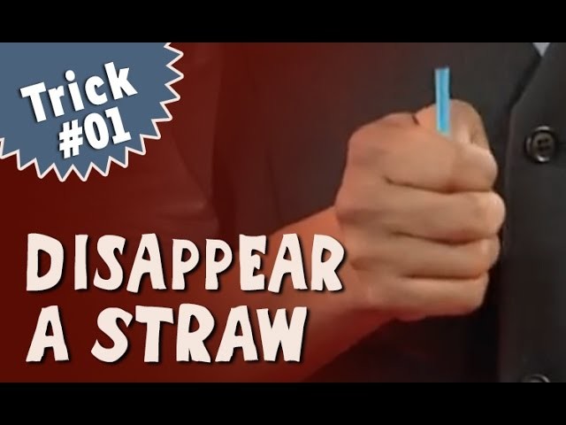 Magic Tricks For Beginners - Learn How to Disappear a straw (English)