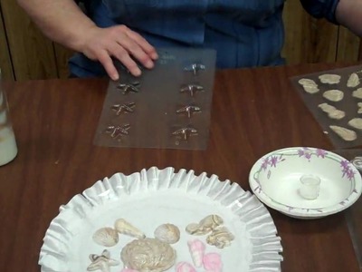 Making Chocolate Candies Using Seashell Candy Molds