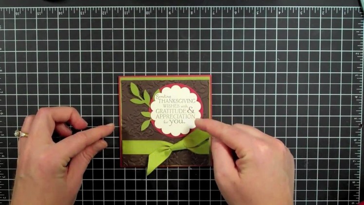 Seasonal Sentiments Thanksgiving Card