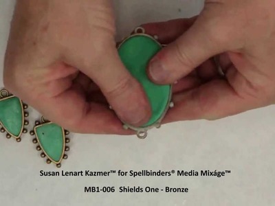 Spellbinders Media Mixage - Making Faux Turquoise with Polymer Clay
