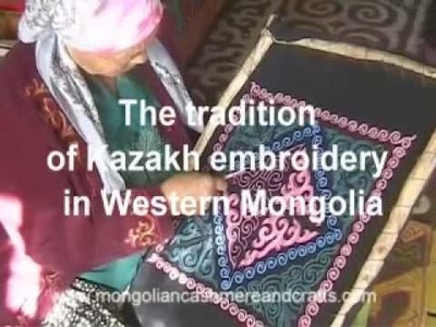 Traditional Kazakh Embroidery in Western Mongolia