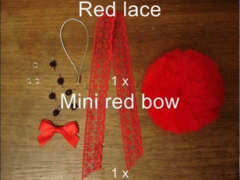 Tutorial: Bow & Lace Pompom Mobile Hanger