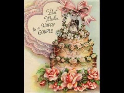 Vintage Greeting Card Images Wedding Vol 1