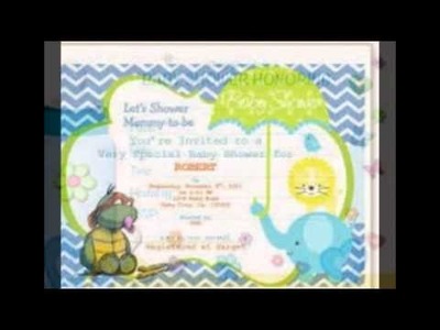 Baby shower invitations templates