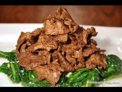 Beef in Oyster Sauce