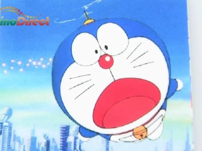 Doraemon Pattern Light Switch Plate Cover Decor Sticker 12 Pcs - dinodirect