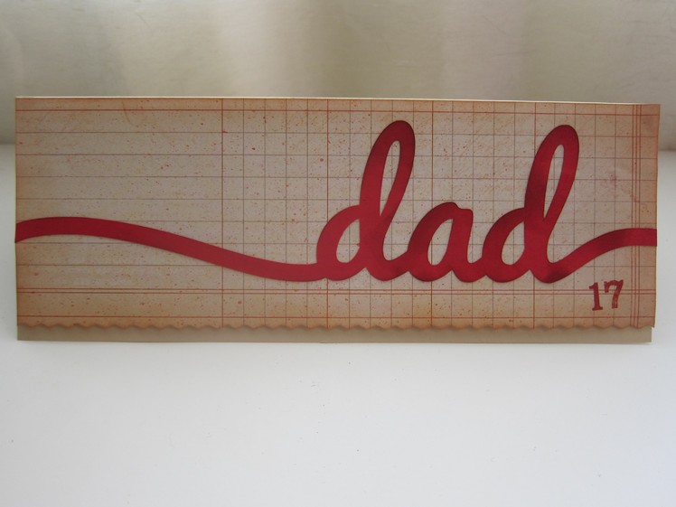 Easy Handmade Father's Day Card Tutorial