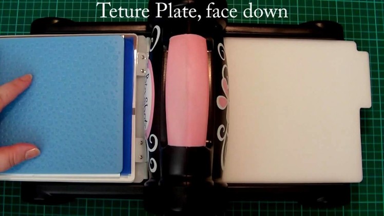 How to emboss with Fiskars Texture Plates and a Big Shot