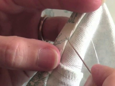 How to Hem a Dress by Hand Using the Blind Stitch (blind hem)