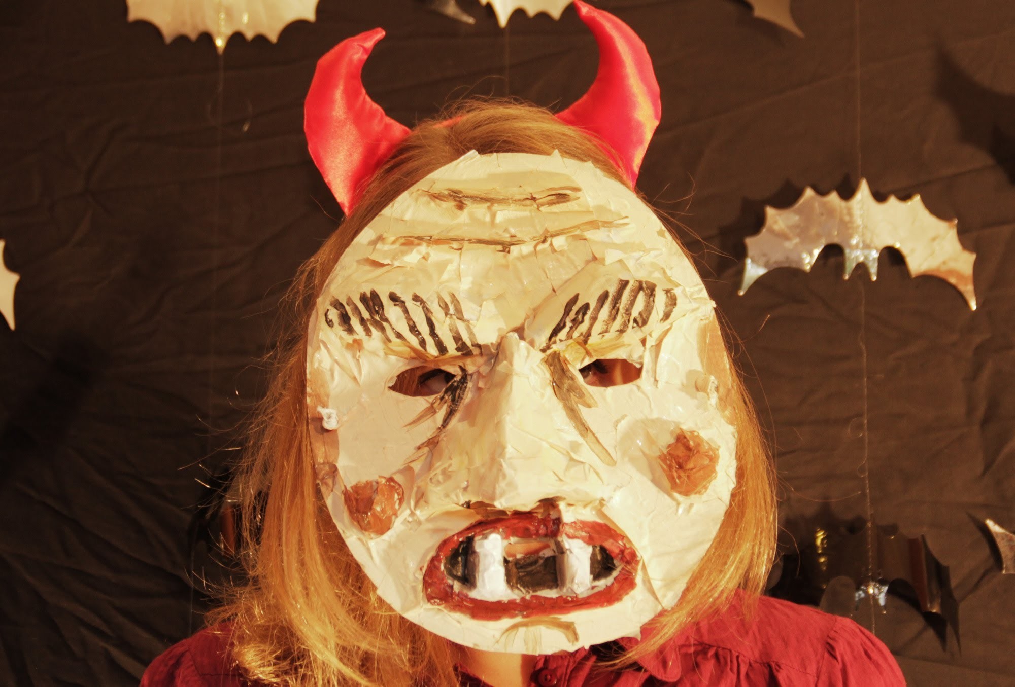 How to make a Halloween Mask for Costume Party Fancy Dress