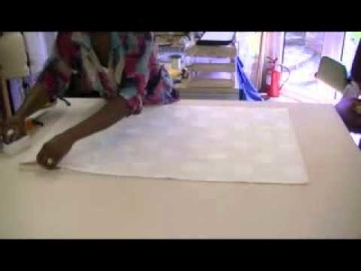 How to make a pillow case
