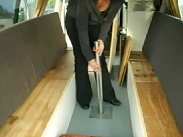 How to turn a table into a bed in a campervan - Part 2