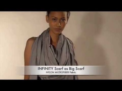 INFINITY SCARF - Ways to wear  #01 - Big Scarf