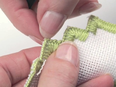Learn How To Cut a Buttonhole Edge on Evenweave