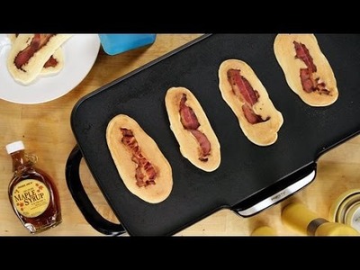 Make This Pancakes and Bacon Mashup For Breakfast!