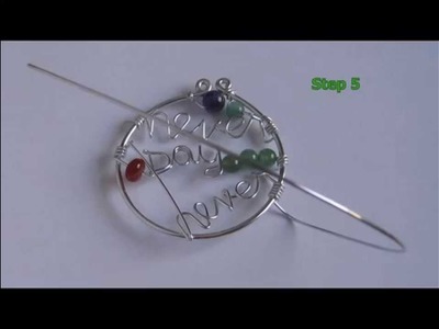 Never say never - wire jewelry tutorial