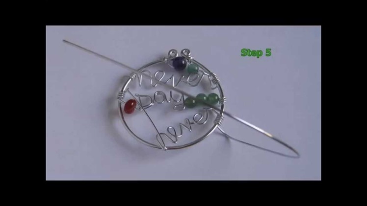 Never say never - wire jewelry tutorial