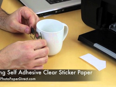 Using Self Adhesive Clear Sticker Paper