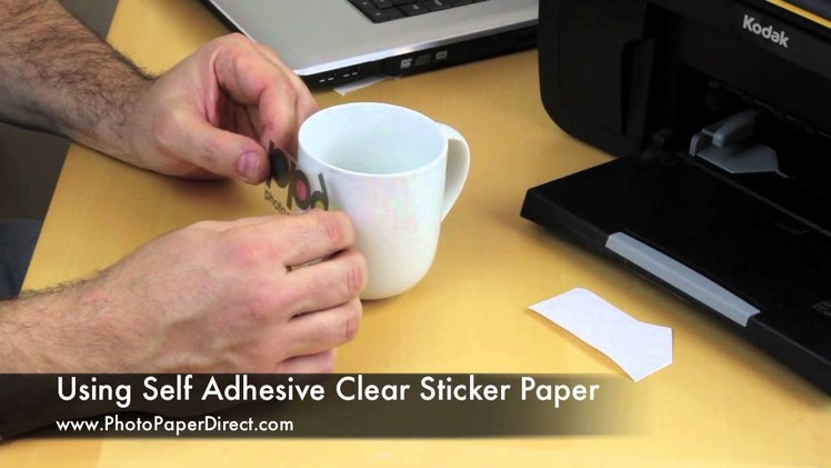 Using Self Adhesive Clear Sticker Paper