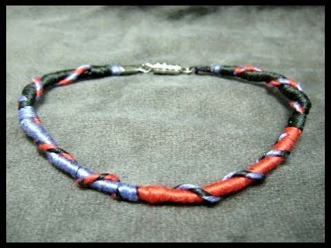► Wrap Friendship Bracelet - The Rope Wrap Tutorial & How To Add Jewelry Clasps! (Hair Wrapping)