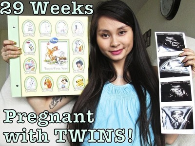 29 Weeks Pregnancy Update with TWINS! - Scrapbooking & Ultrasounds! - LaustinTiime Vlog