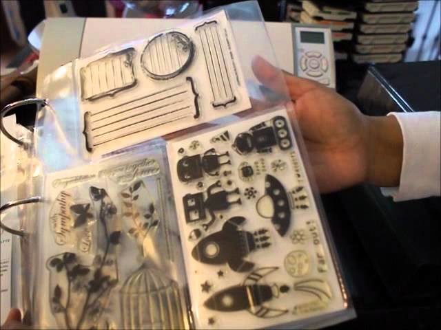 Acrylic Stamp storage with Cathie Rigby