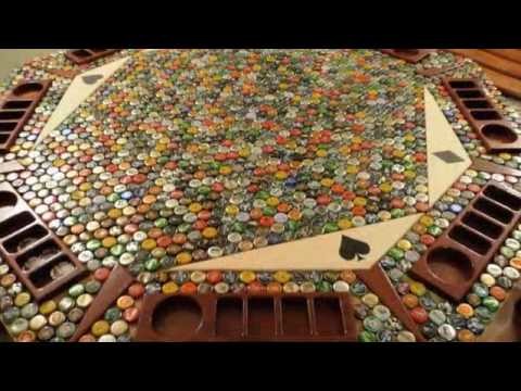 Amazing Bottle Cap Poker Table