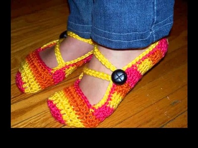 Crochet patterns slippers