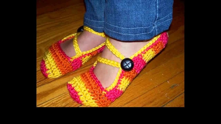 Crochet patterns slippers