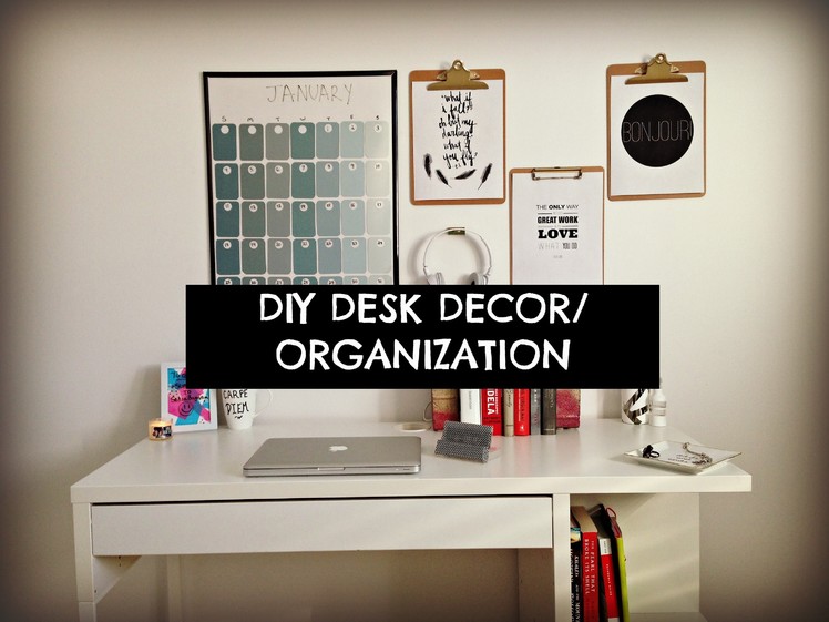 Cute, Cheap and Easy DIY Desk Decor & Organization!