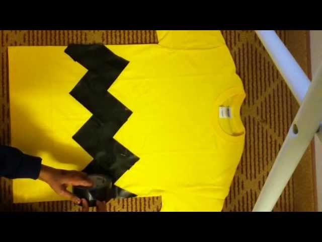 DIY Charlie Brown Last-Minute Costume-Less Than Five Dollars!