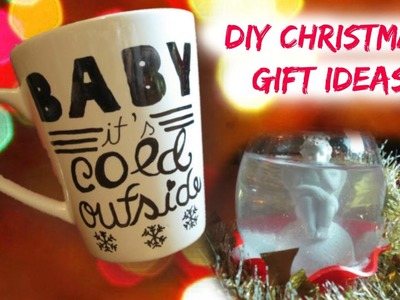 DIY Christmas Gift Ideas: Easy & Cheap (Coffee Mug & Snow globe)