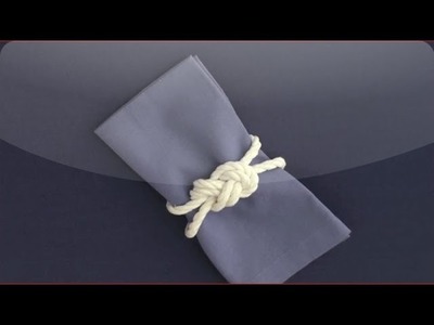 DIY Figure-8 Knot Napkin Ring - Martha Stewart Weddings