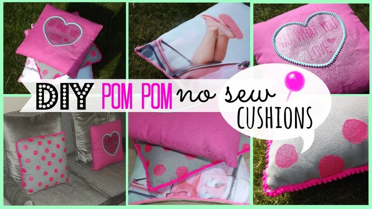 DIY Pom Pom Cushions | Room Decor Inspiration!