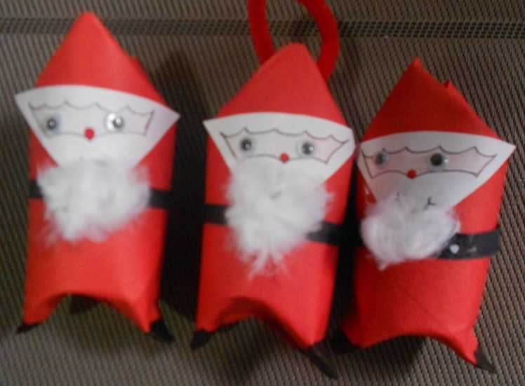 DIY simple Christmas Santa craft