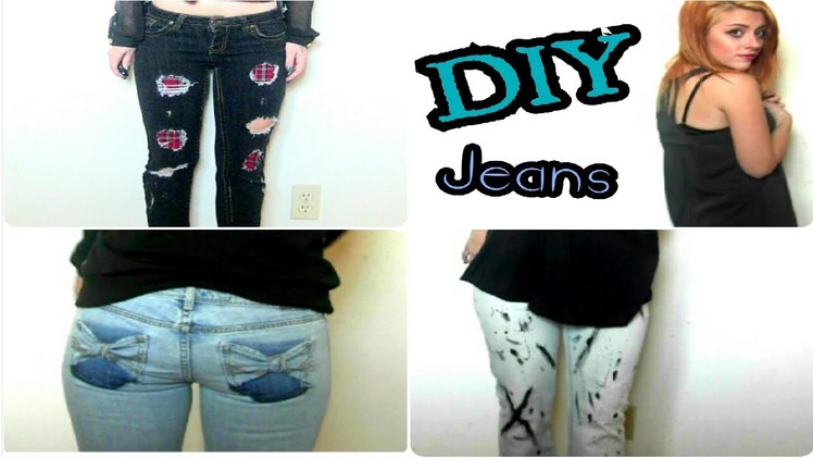 DIY: Spice Up Your Jeans 3 Ways+ How I Style Them!
