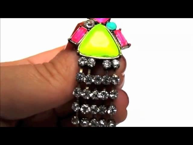 DIY :: Tom Binns inspired Neon earrings!