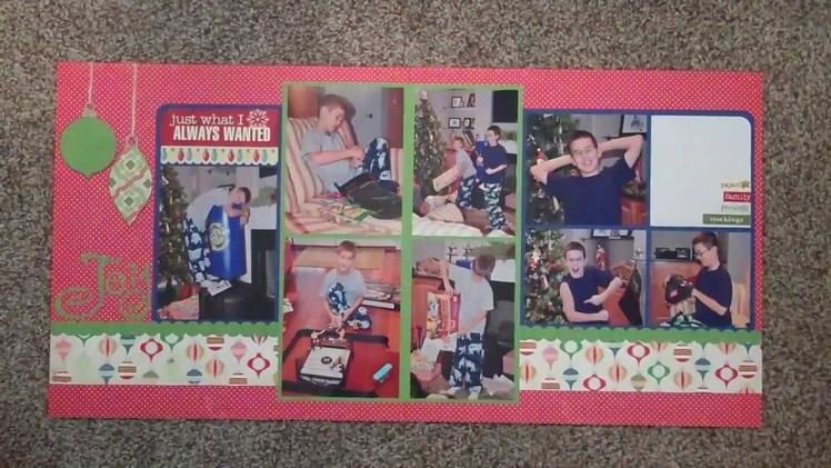 Double Page Scrapbook Layout Share