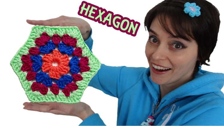 Granny Hexagon Crochet Pattern Tutorial