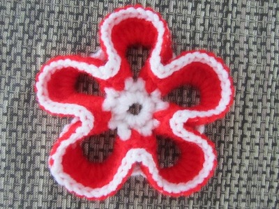 How to Crochet a Flower Pattern #6 │by ThePatterfamily