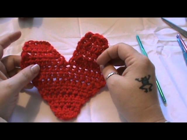 How to Crochet a Heart Sachet-(Video 1 of 6)