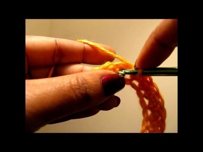 How to Crochet - The Shallow Single Crochet