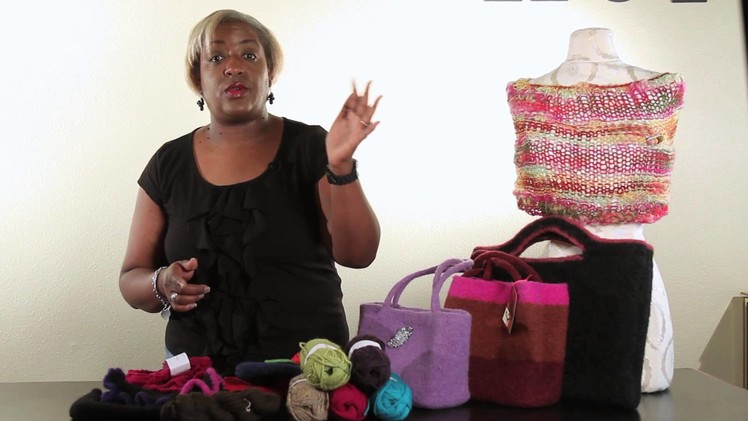 How to Felt a Handbag : Handbag Ideas