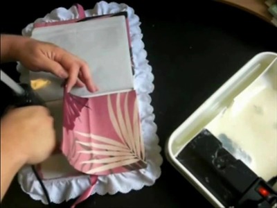 How to Make a Fabric Covered Photo Album with CookingAndCrafting - Tutorial