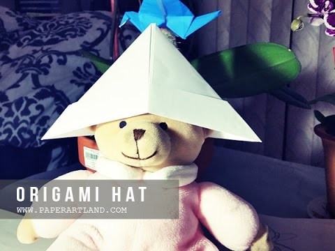 How to make an Origami Hat | Let's Reuse Paper
