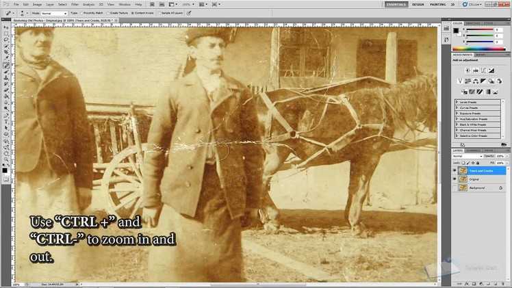 How to Repair and Restore Old Photos in Photoshop Tutorial - TutorialCraft
