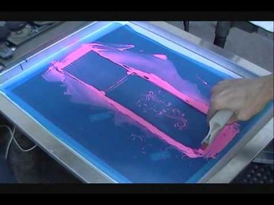 How To Screen Print: Fluorescent Pink On Black Thermals & Hoodies